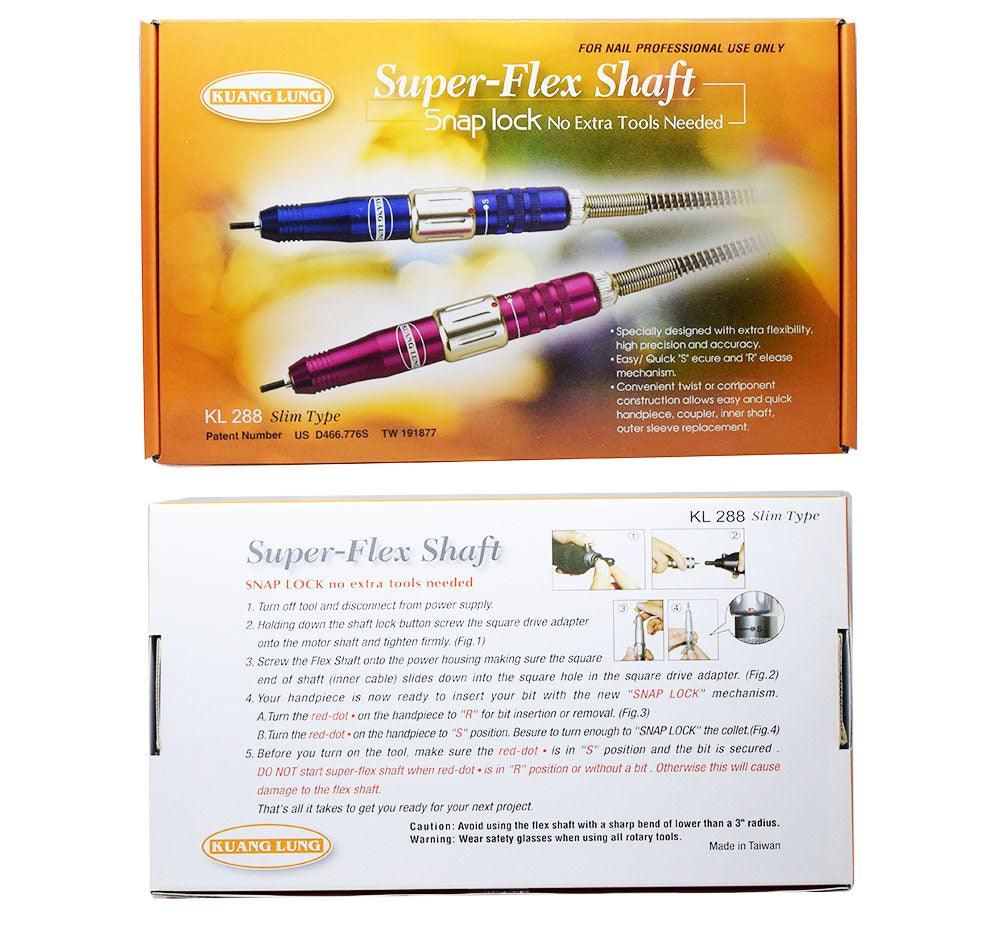 Kuang Lung KL 288 Super Flex Shaft 3/32" Shank Snap Lock - Purple