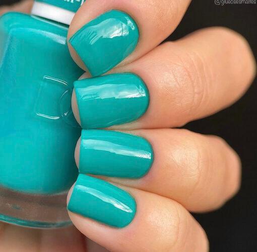 DND Duo Gel Polish & Matching Nail Lacquer #791 Teal-in Fine