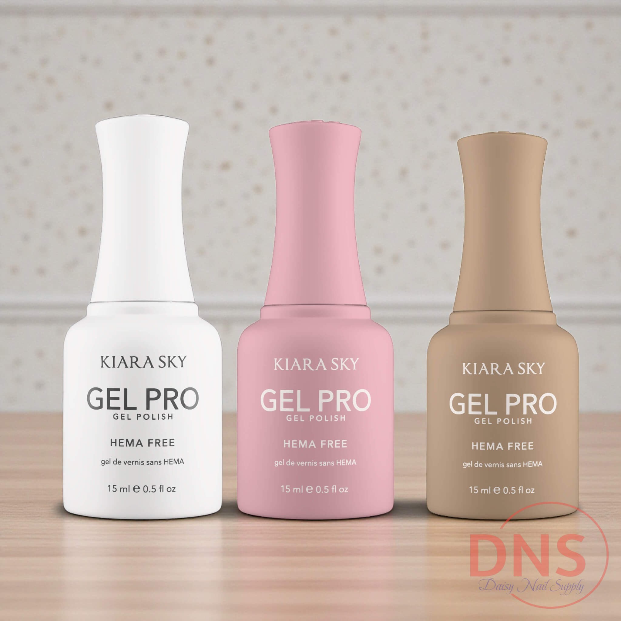 Kiara Sky GEL PRO Gel Polish HEMA FREE - HFG 001 + 009 + 018
