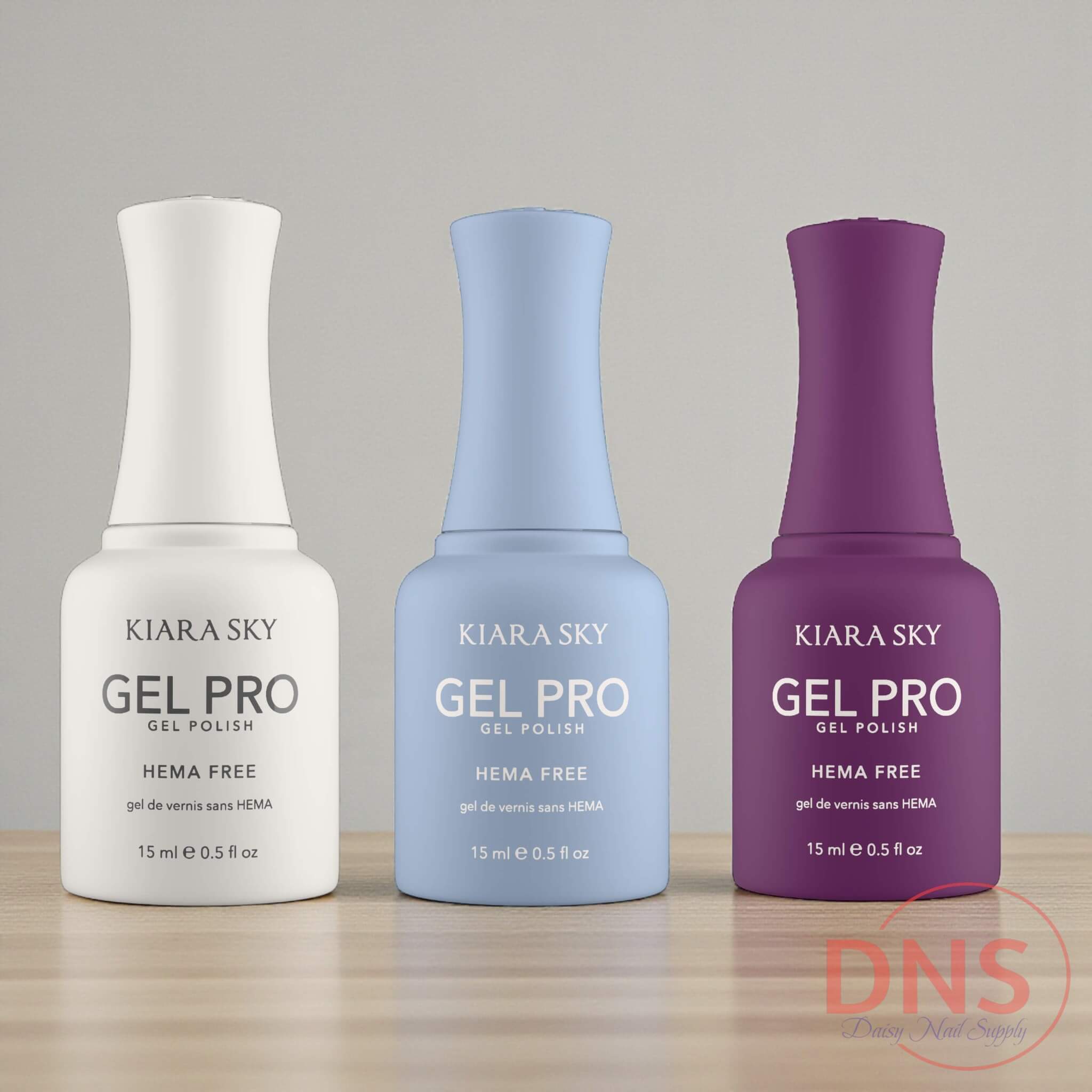 Kiara Sky GEL PRO Gel Polish HEMA FREE - HFG 002 + 050 + 083