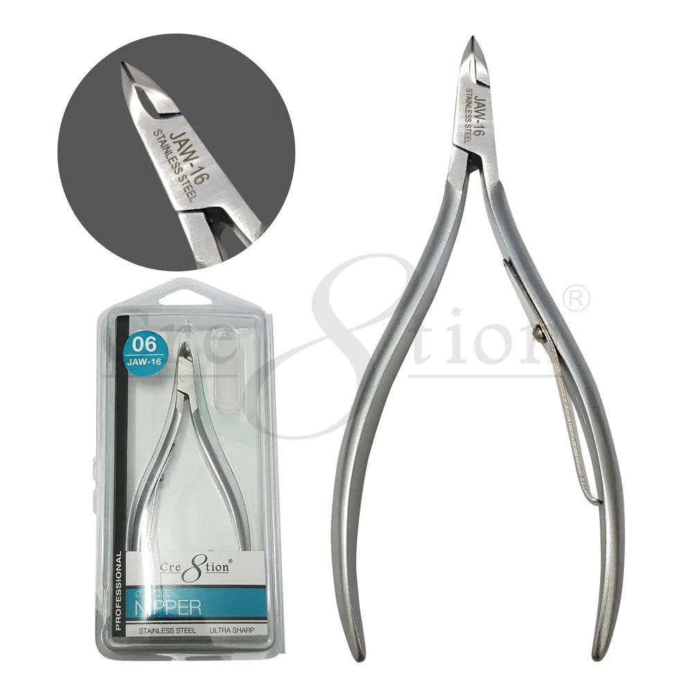 Cre8tion Stainless Steel Cuticle Nipper #06 Jaw 16
