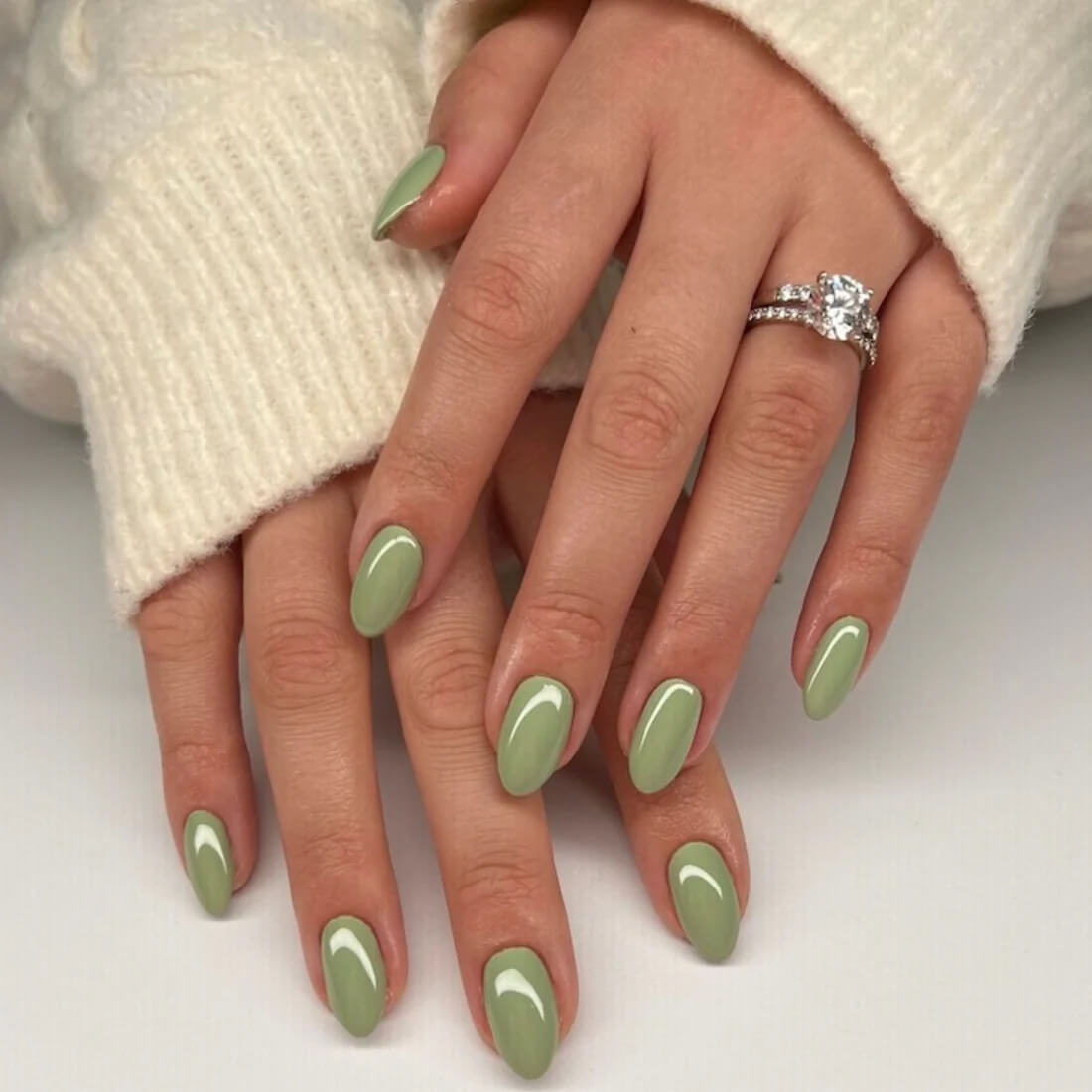 DND Gel Polish & Matching Nail Lacquer #1001 Sage Groovin