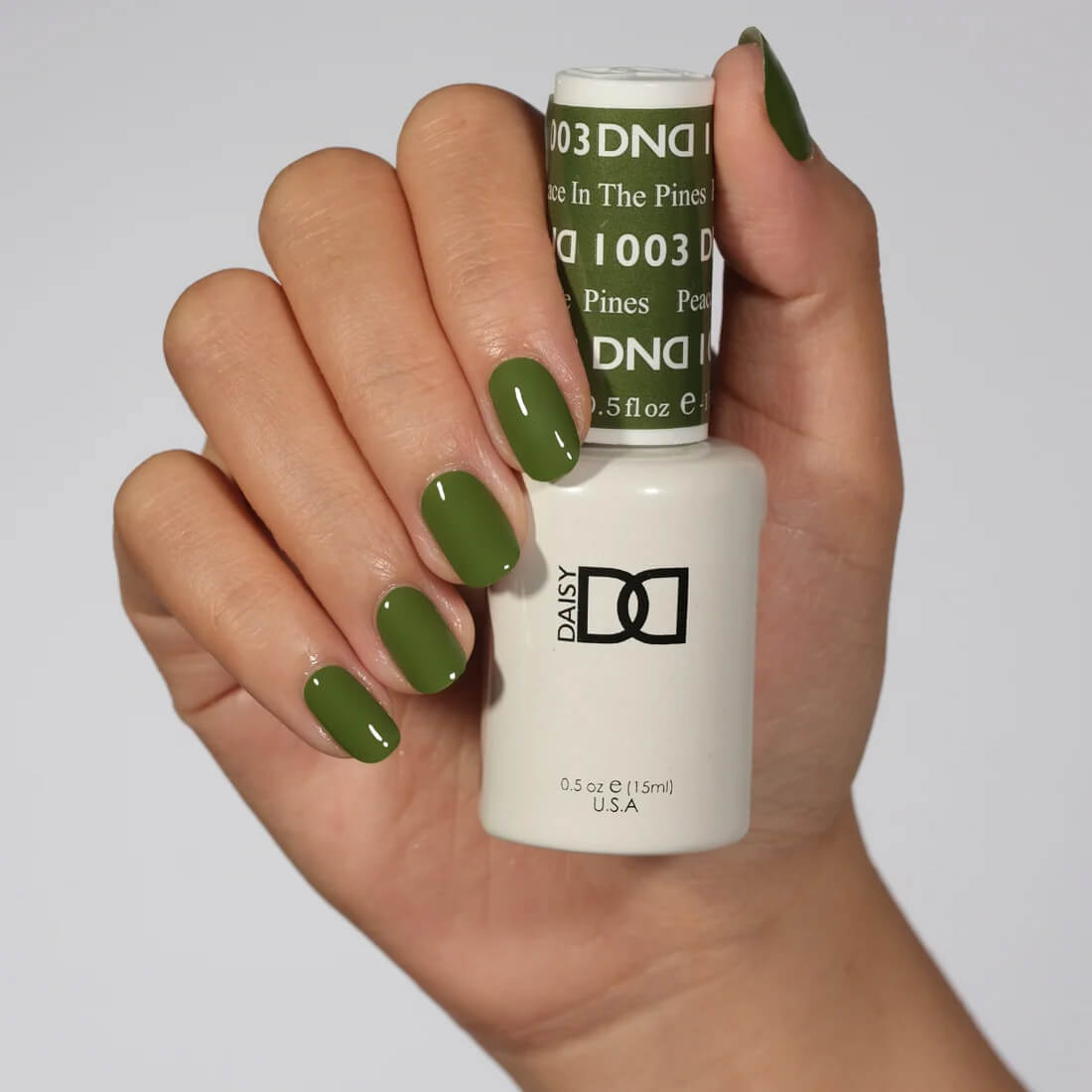 DND Gel Polish & Matching Nail Lacquer #1003 Peace in the Pines