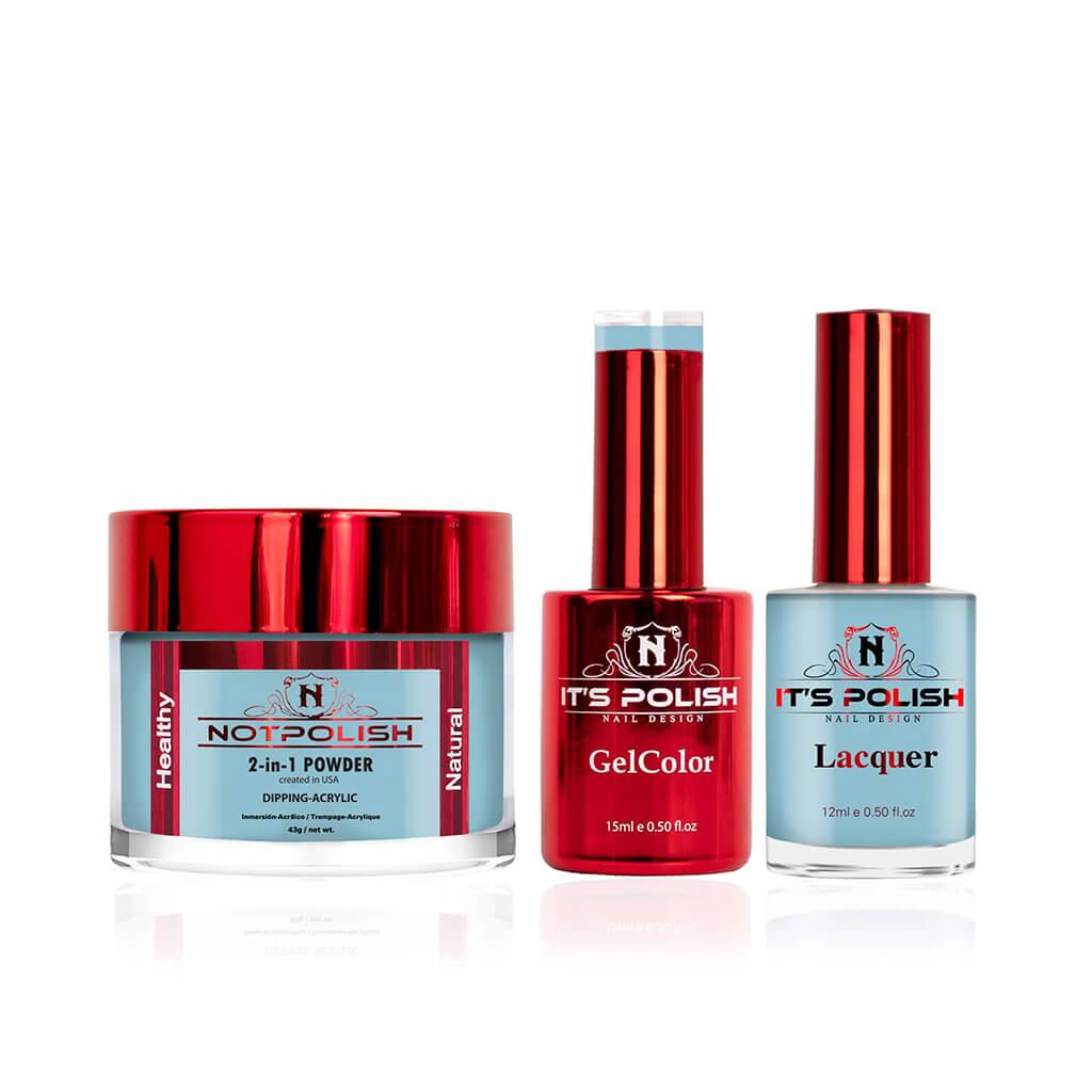 NotPolish Trio Gel + Lacquer + Dip Powder - OG 107 Azure