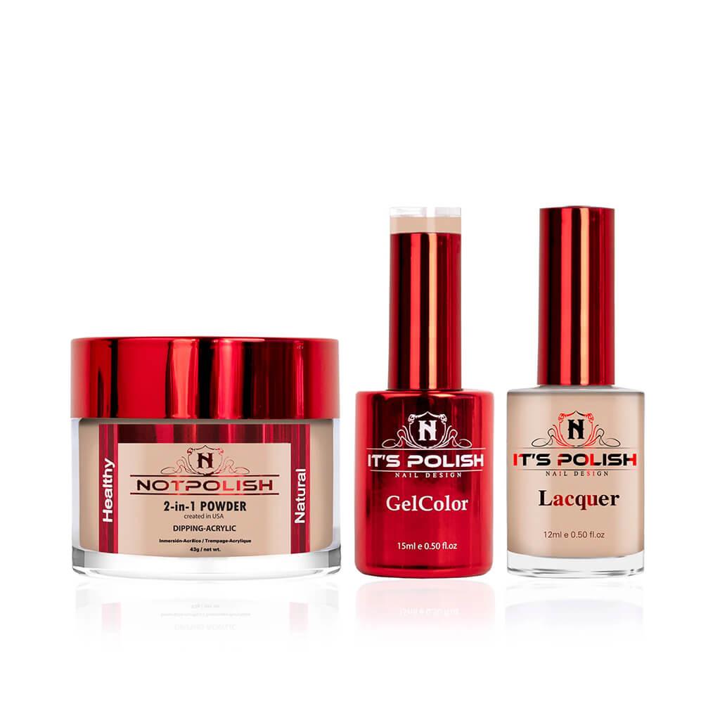 NotPolish Trio Gel + Lacquer + Dip Powder - OG 110 Topless And Barefoot