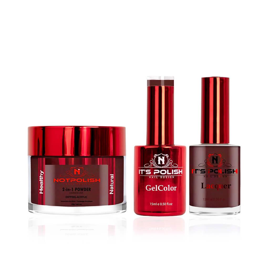 NotPolish Trio Gel + Lacquer + Dip Powder - OG 112 Wine And Dine