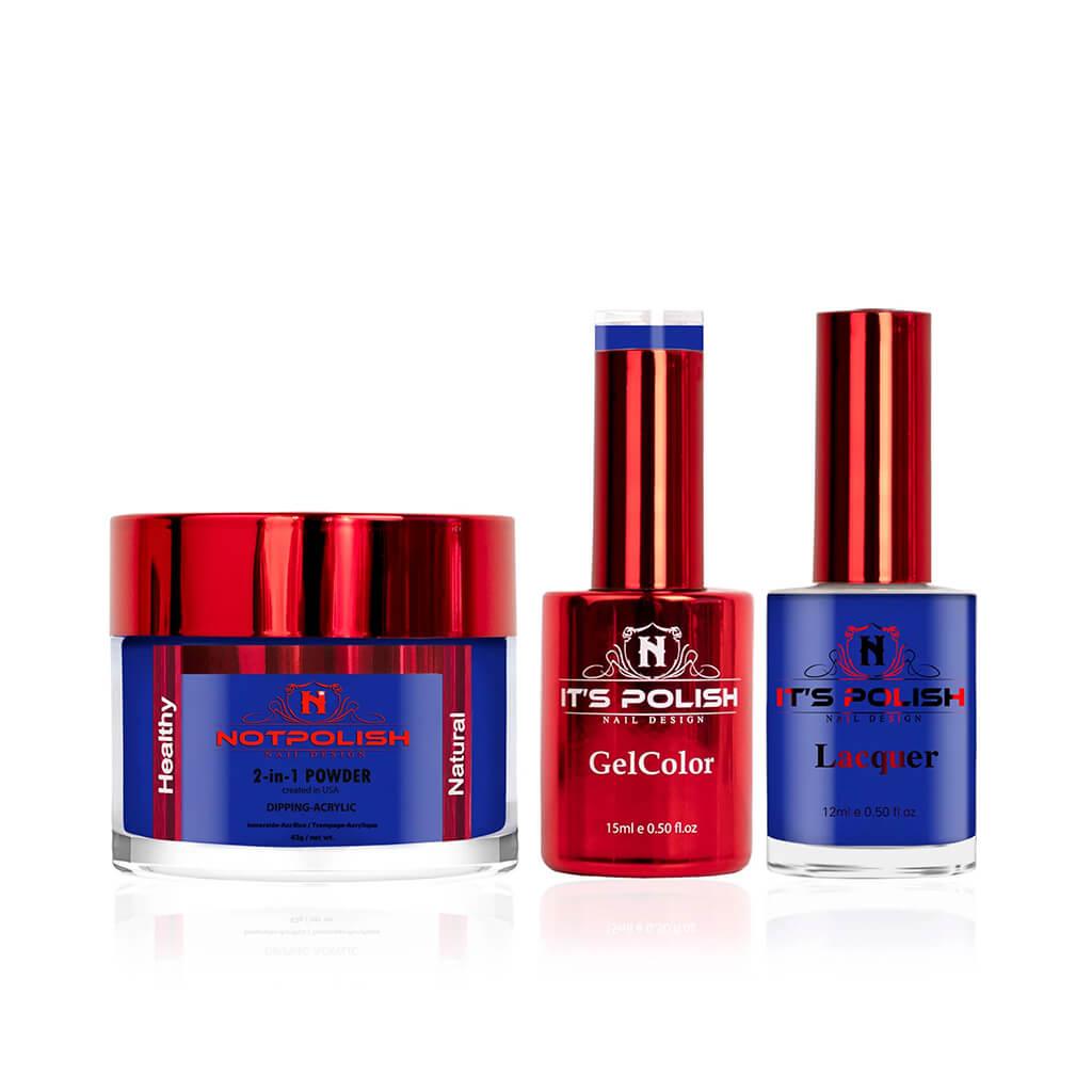 NotPolish Trio Gel + Lacquer + Dip Powder - OG 122 Blue Ball