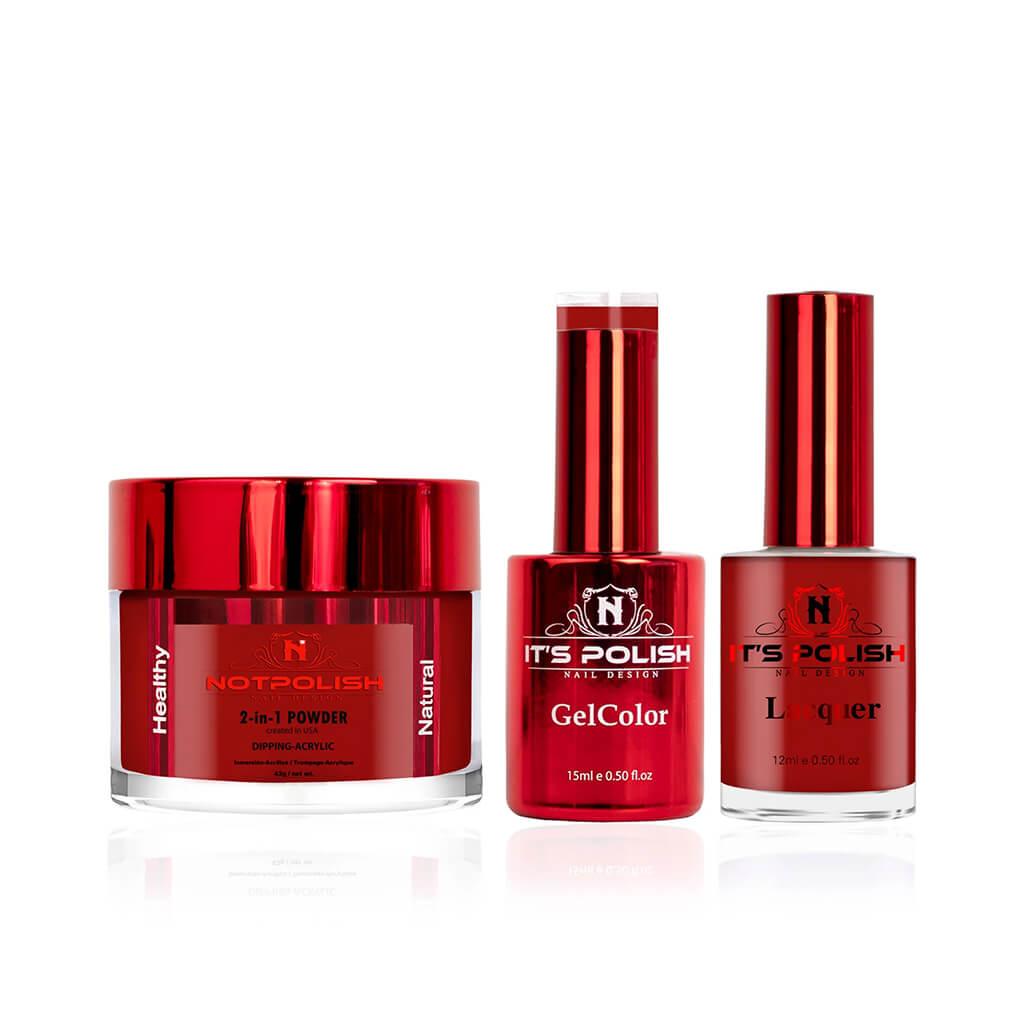 NotPolish Trio Gel + Lacquer + Dip Powder - OG 128 Casanova