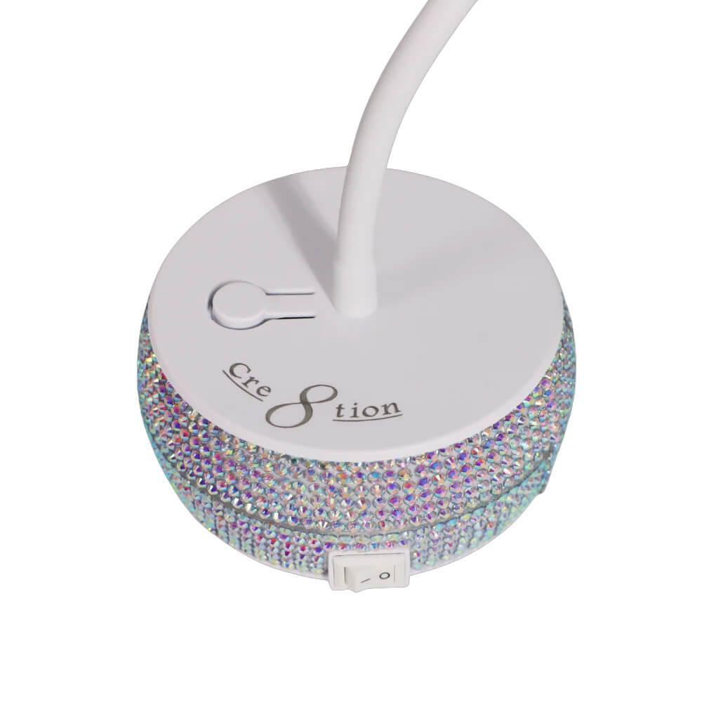 Cre8tion Rechargeable LED Lamp 12W - AB Crystal Item #13362