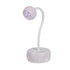 Cre8tion Rechargeable LED Lamp 12W - White Crystal - Item 13365