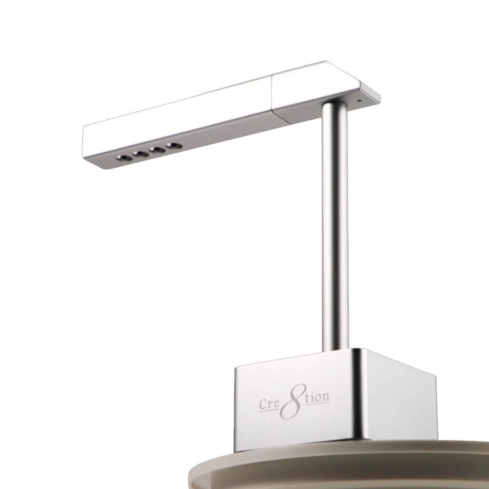 Cre8tion Portable Rechargeable 2in1 UV/LED and Desk Lamp - Silver 15W Item 13366
