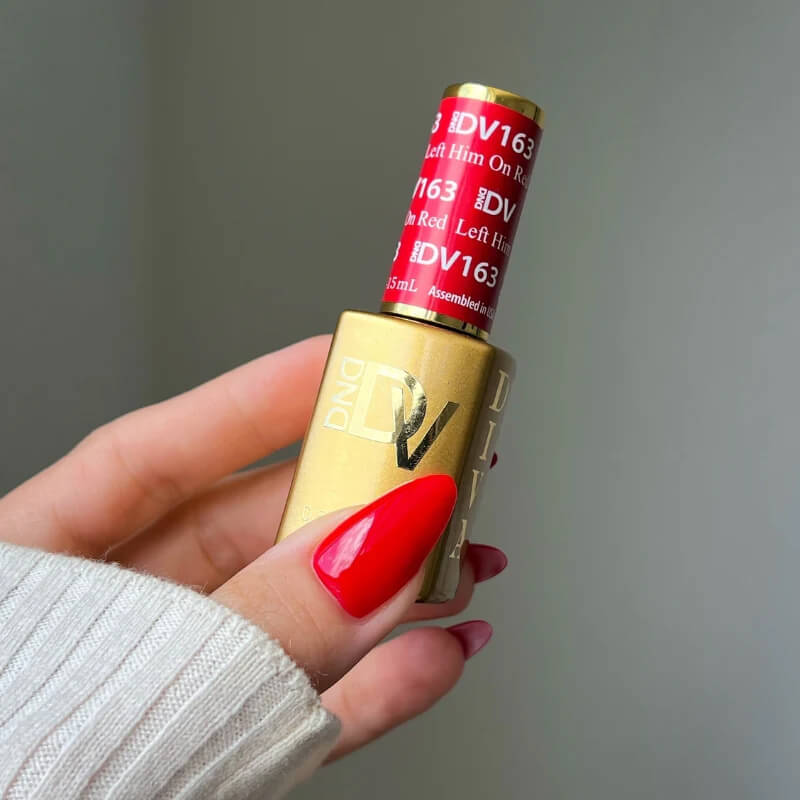 DIVA Gel Polish ONLY - #163 Left Him On Red