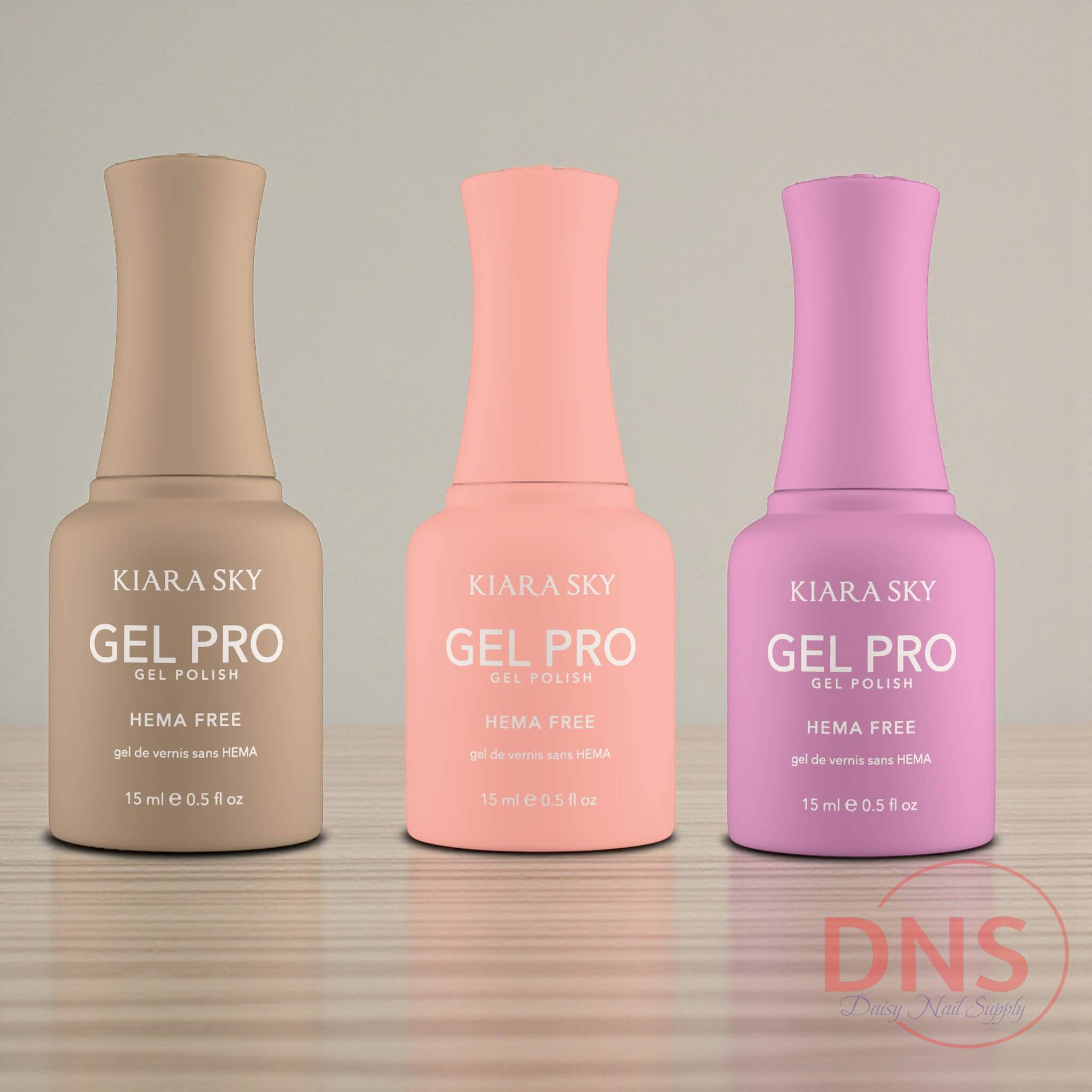 Kiara Sky GEL PRO Gel Polish HEMA FREE - HFG 018 + 028 + 038