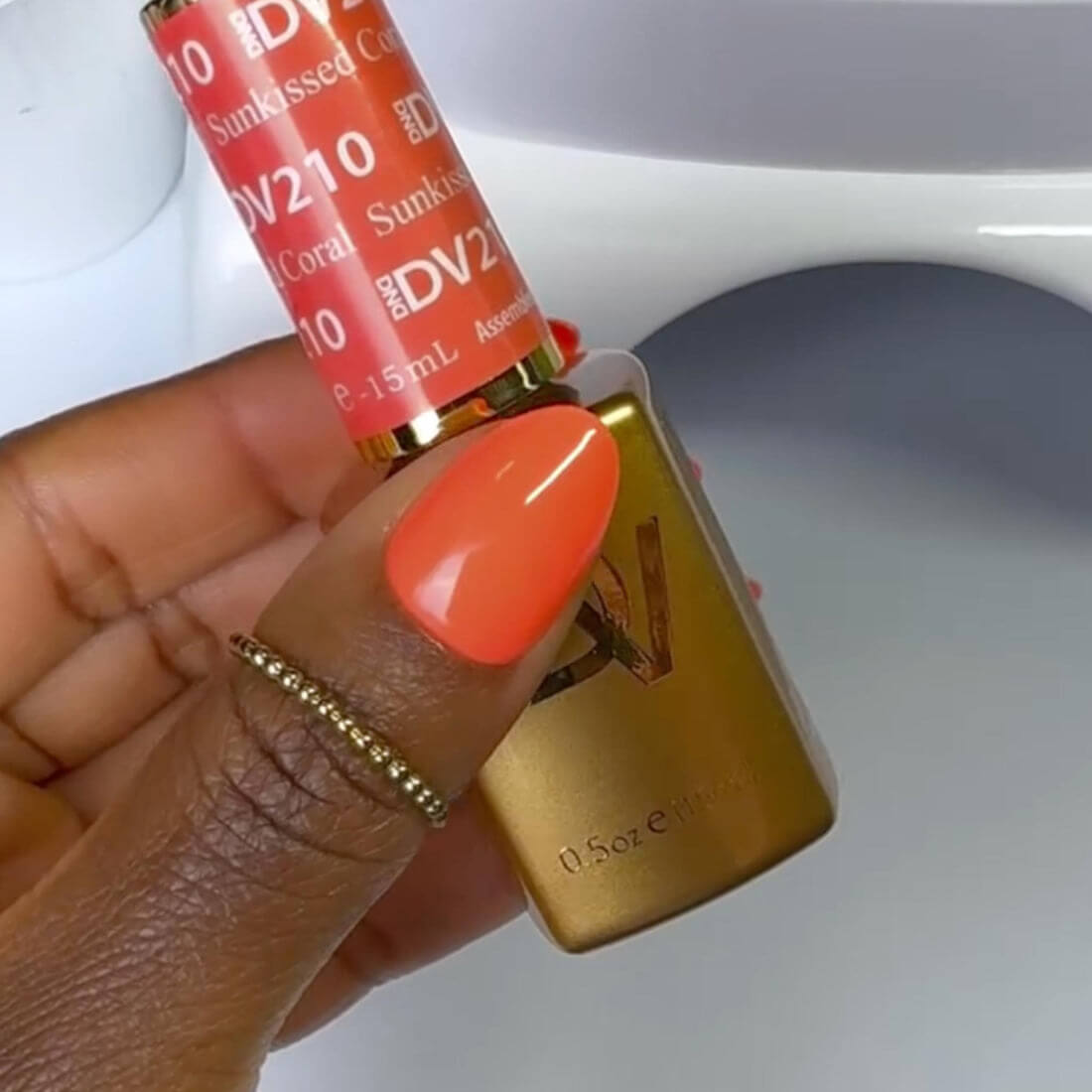 DIVA Gel Polish ONLY - #210 Sunkissed Coral