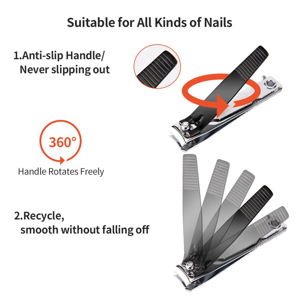 Stainless Steel Nail Clipper - #212AB Curved (Pack of 6)