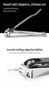 Stainless Steel Nail Clipper - #212AB Curved