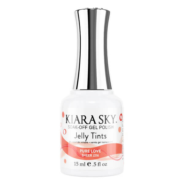 Kiara Sky Soak Off Gel Jelly Tints - Sheer J216 Pure Love