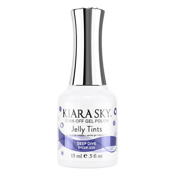 Kiara Sky Soak Off Gel Jelly Tints - Sheer J220 Deep Dive