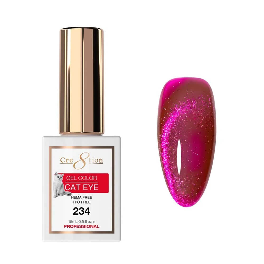 Cre8tion Soak Off  Gel Cat Eye 0.5 Oz #234