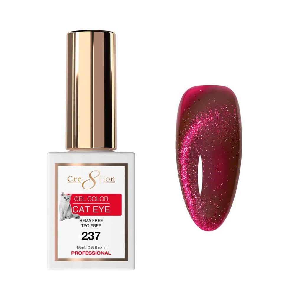 Cre8tion Soak Off  Gel Cat Eye 0.5 Oz #237