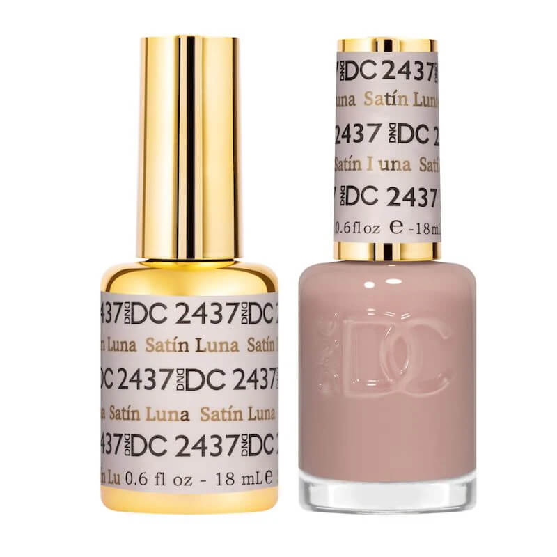 DND DC - Gel Polish & Matching Nail Lacquer Set - #2437 Satin Luna