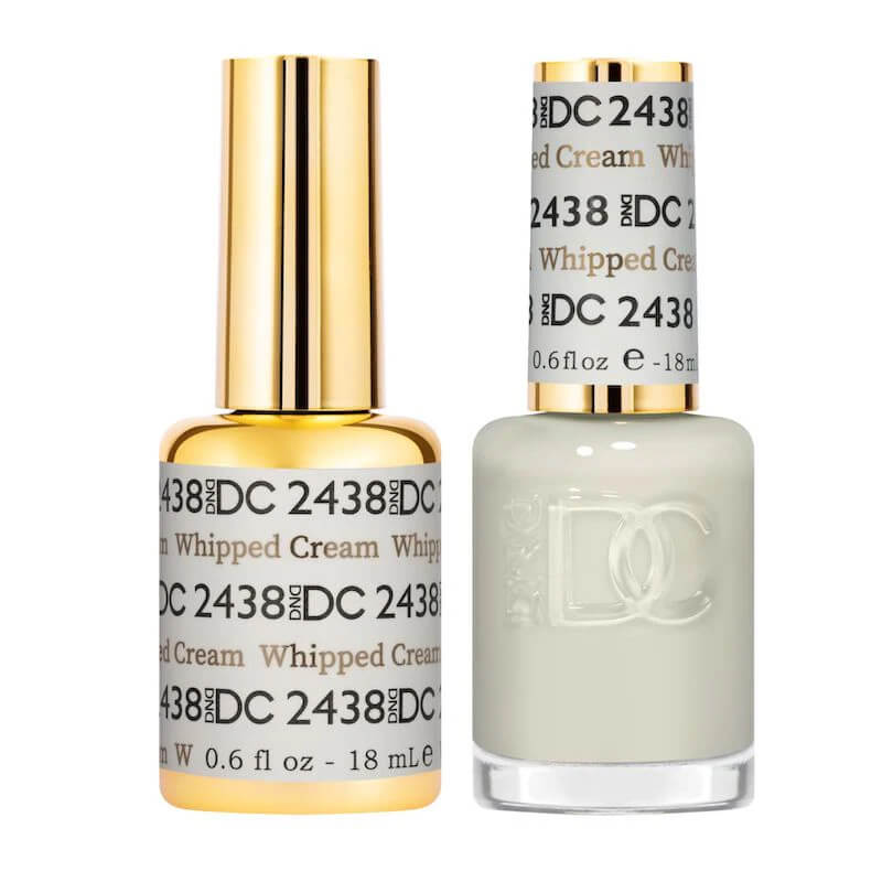 DND DC - Gel Polish & Matching Nail Lacquer Set - #2438 Whipped Cream