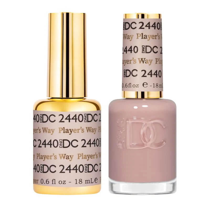 DND DC - Gel Polish & Matching Nail Lacquer Set - #2440 Player’s Way
