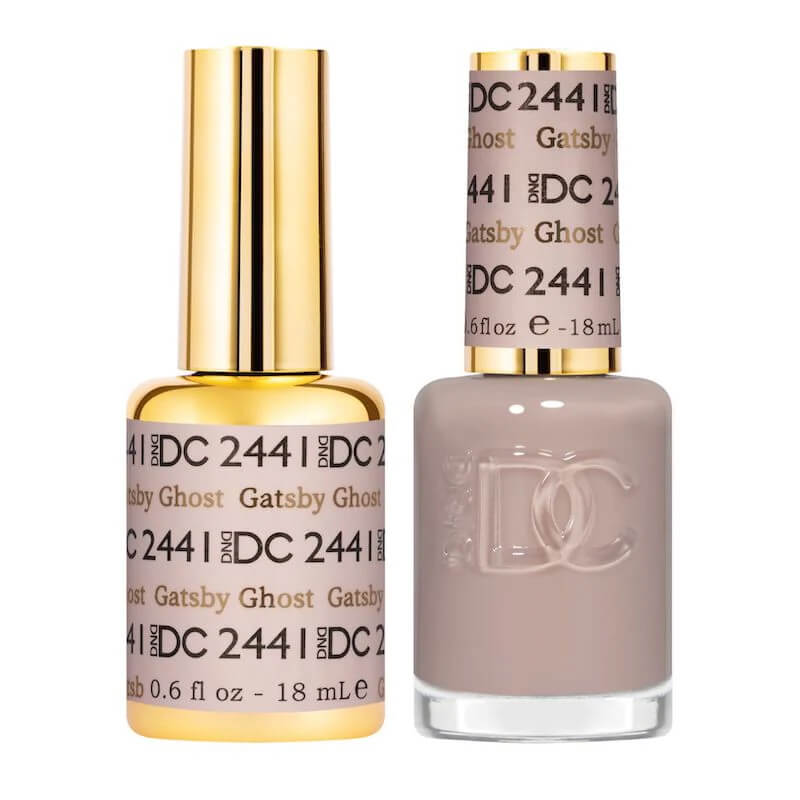 DND DC - Gel Polish & Matching Nail Lacquer Set - #2441 Gatsby Ghost