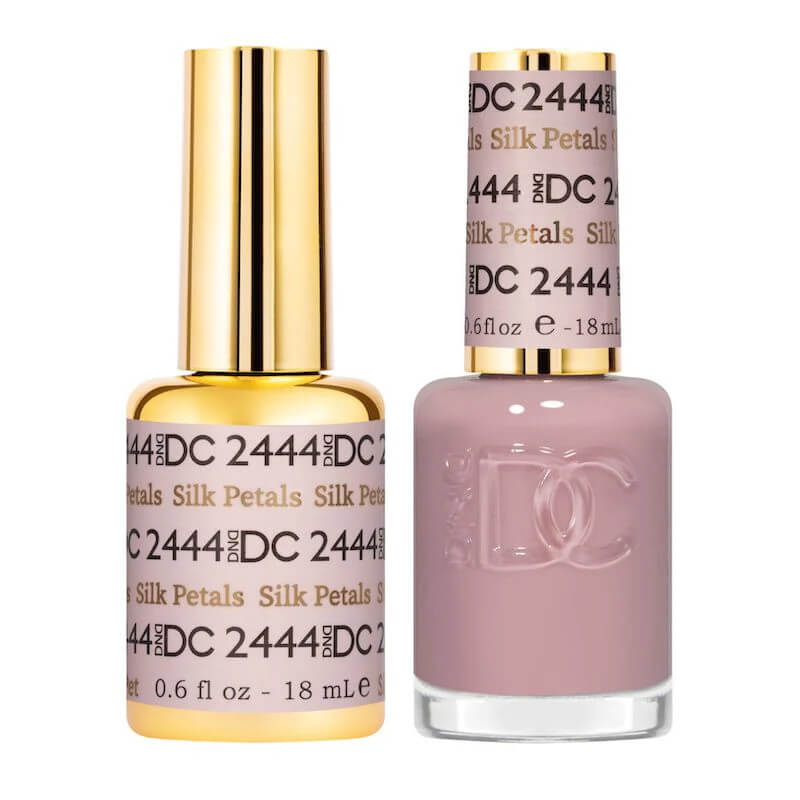 DND DC - Gel Polish & Matching Nail Lacquer Set - #2444 Silk Petals