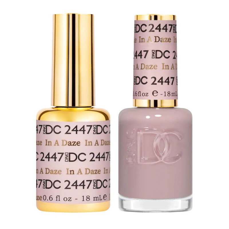 DND DC - Gel Polish & Matching Nail Lacquer Set - #2447 In A Daze