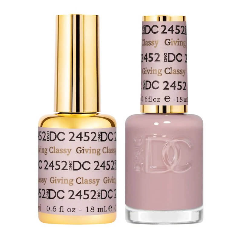 DND DC - Gel Polish & Matching Nail Lacquer Set - #2452 Giving Classy