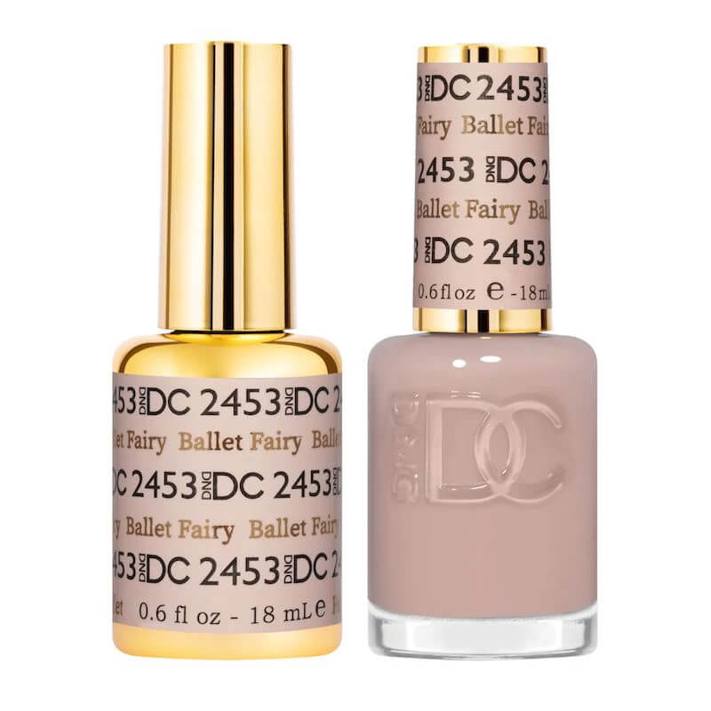 DND DC - Gel Polish & Matching Nail Lacquer Set - #2453 Ballet Fairy