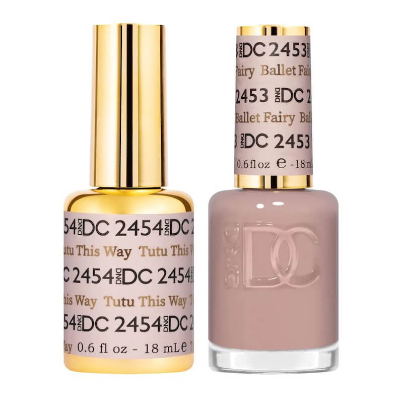 DND DC - Gel Polish & Matching Nail Lacquer Set - #2454 Tutu This Way