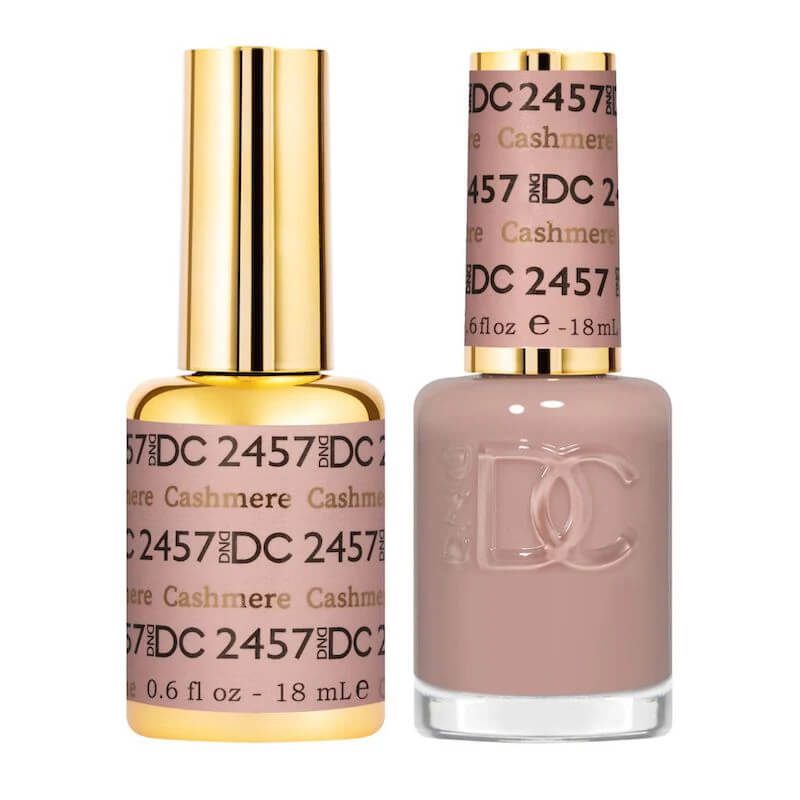 DND DC - Gel Polish & Matching Nail Lacquer Set - #2457 Cashmere