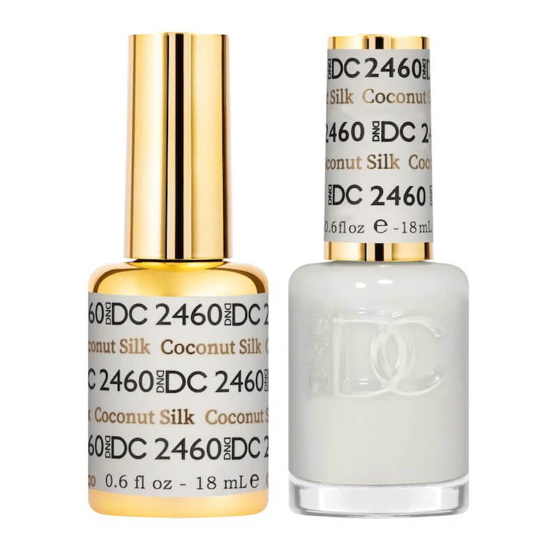 DND DC - Gel Polish & Matching Nail Lacquer Set - #2460 Coconut Silk
