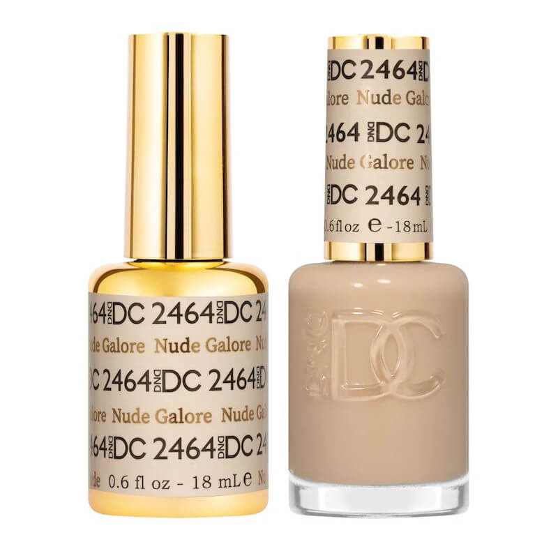 DND DC - Gel Polish & Matching Nail Lacquer Set - #2464 Nude Galore