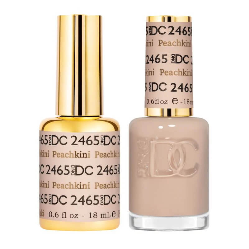 DND DC - Gel Polish & Matching Nail Lacquer Set - #2465 Peachkini