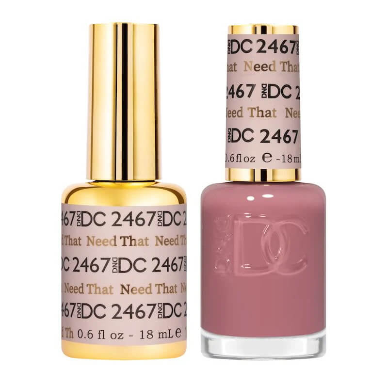 DND DC - Gel Polish & Matching Nail Lacquer Set - #2467 Need That
