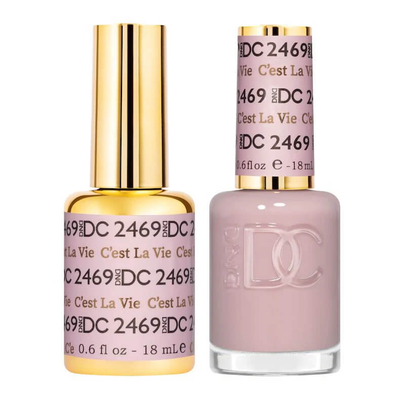 DND DC - Gel Polish & Matching Nail Lacquer Set - #2469 C’est la Vie