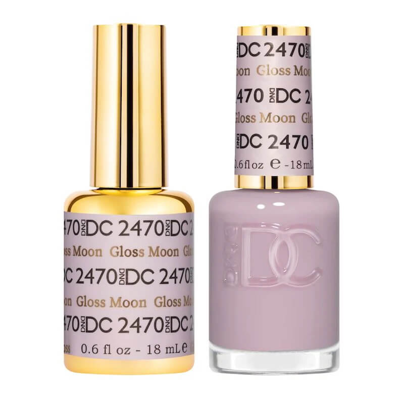 DND DC - Gel Polish & Matching Nail Lacquer Set - #2470 Gloss Moon