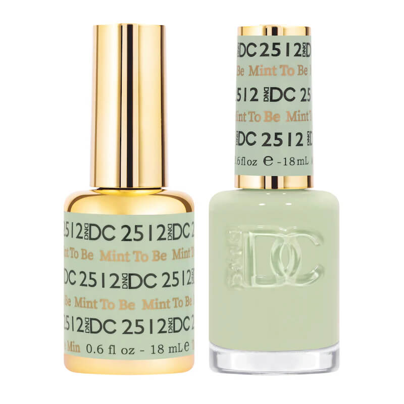 DND DC - Gel Polish & Matching Nail Lacquer Set - #2512 Mint To Be
