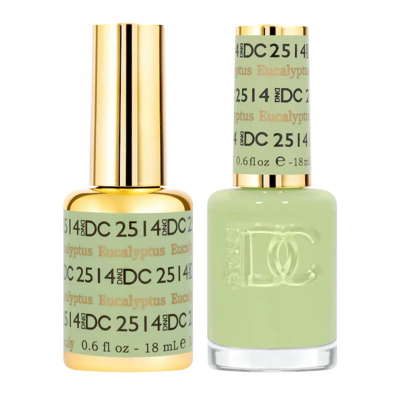 DND DC - Gel Polish & Matching Nail Lacquer Set - #2514 Eucalyptus