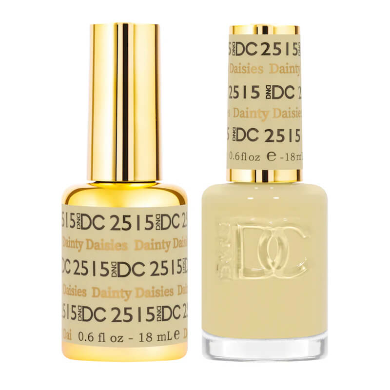 DND DC - Gel Polish & Matching Nail Lacquer Set - #2515 Dainty Daisies