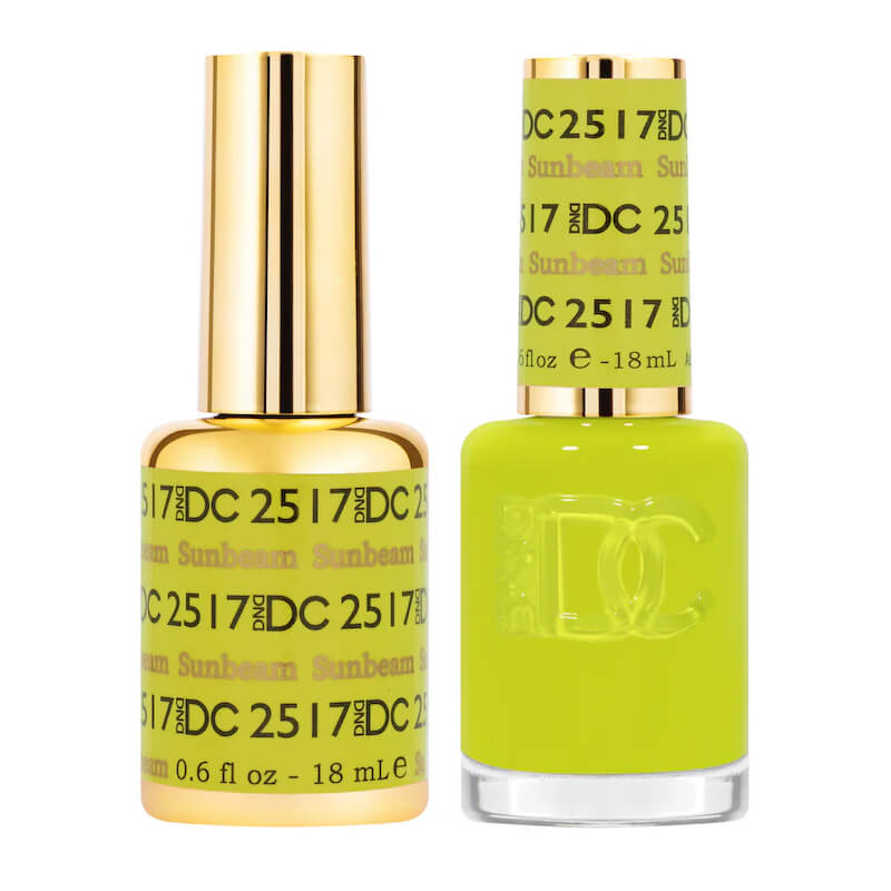 DND DC - Gel Polish & Matching Nail Lacquer Set - #2517 Sunbeam
