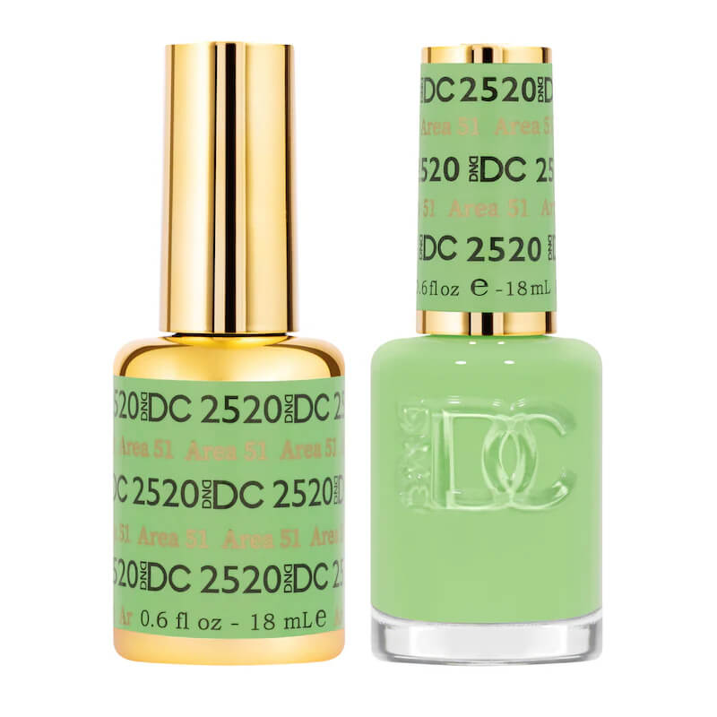 DND DC - Gel Polish & Matching Nail Lacquer Set - #2520 Area 51