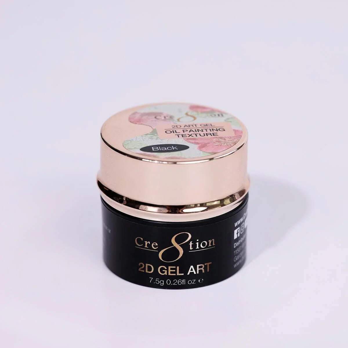 Cre8tion 2D Gel Art 0.26 oz Oil Painting Texture - Black