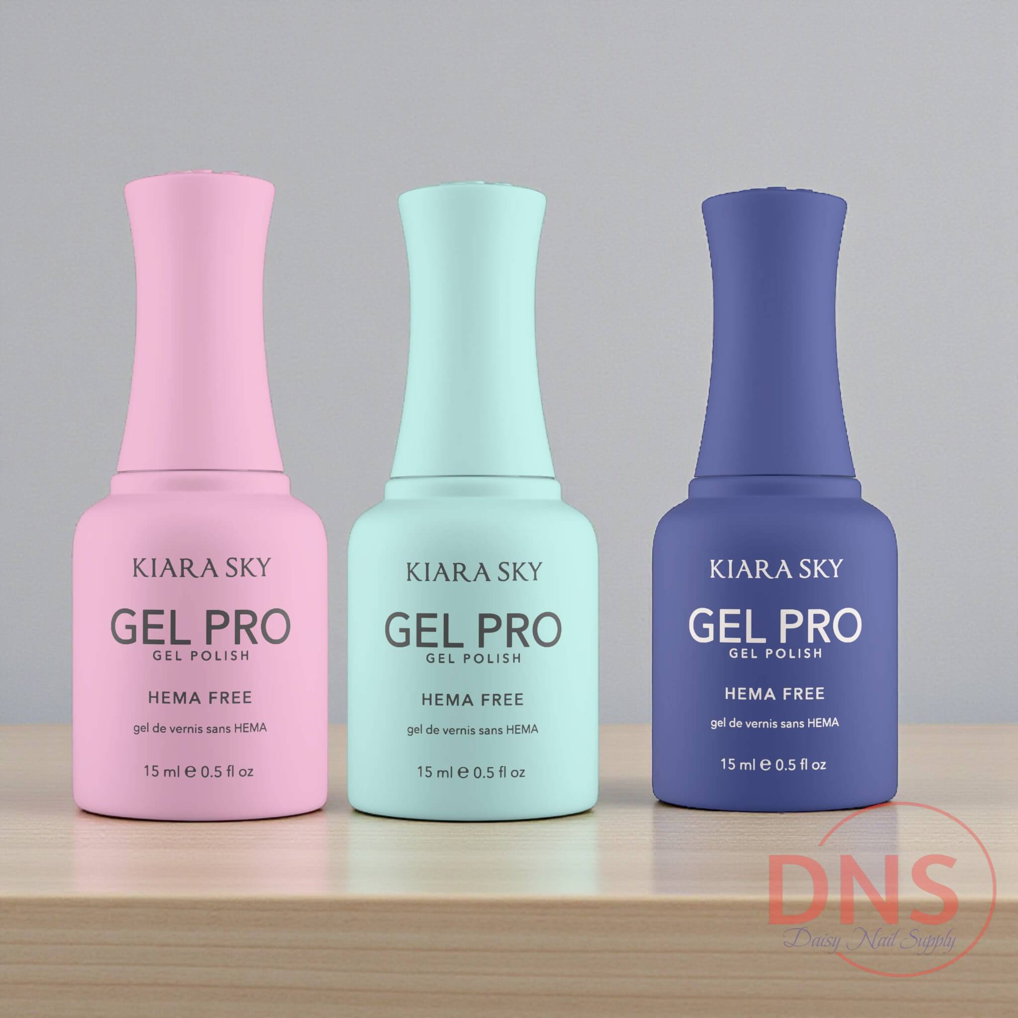 Kiara Sky GEL PRO Gel Polish HEMA FREE - HFG 035 + 045 + 055