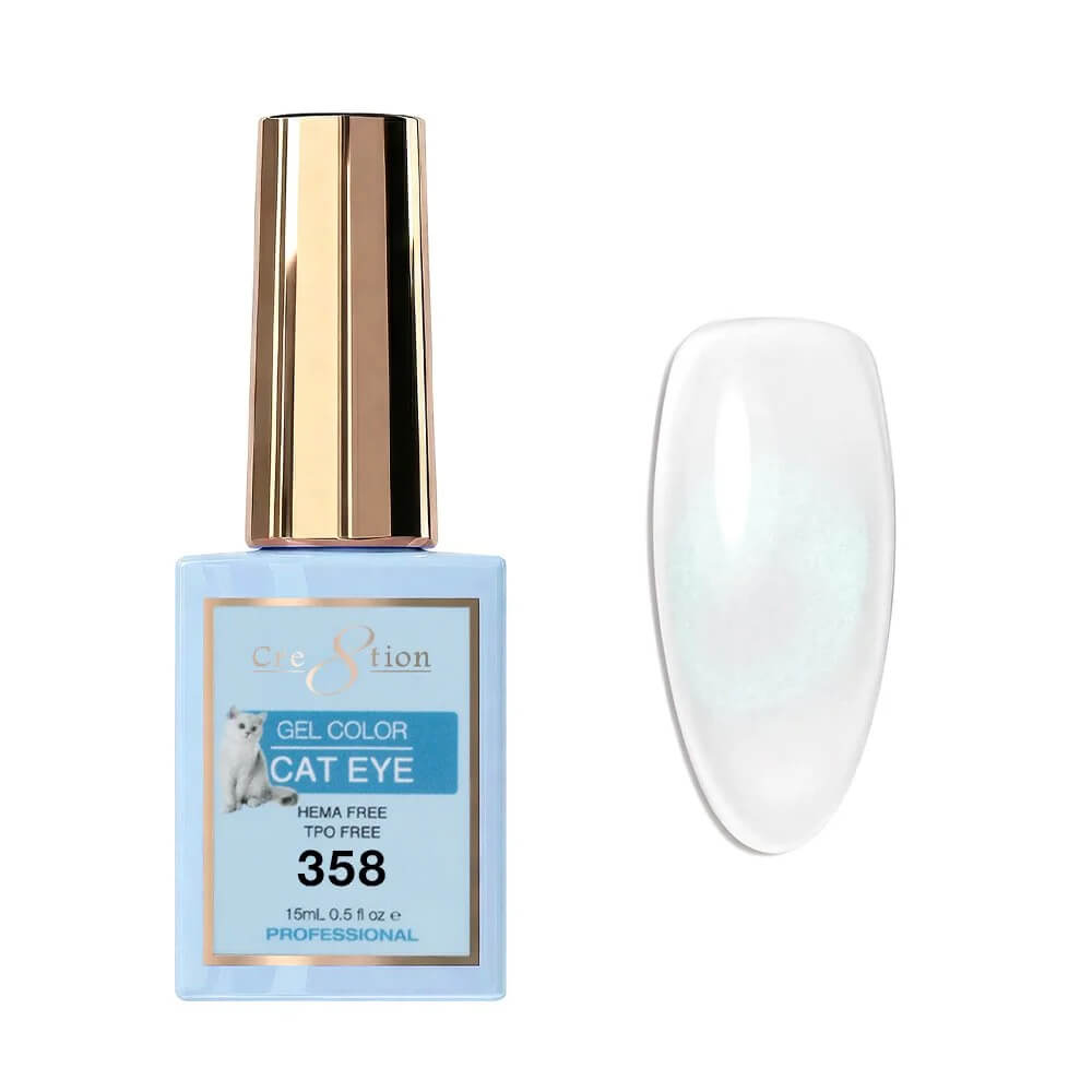 Cre8tion Soak Off  Gel Cat Eye 0.5 Oz #358