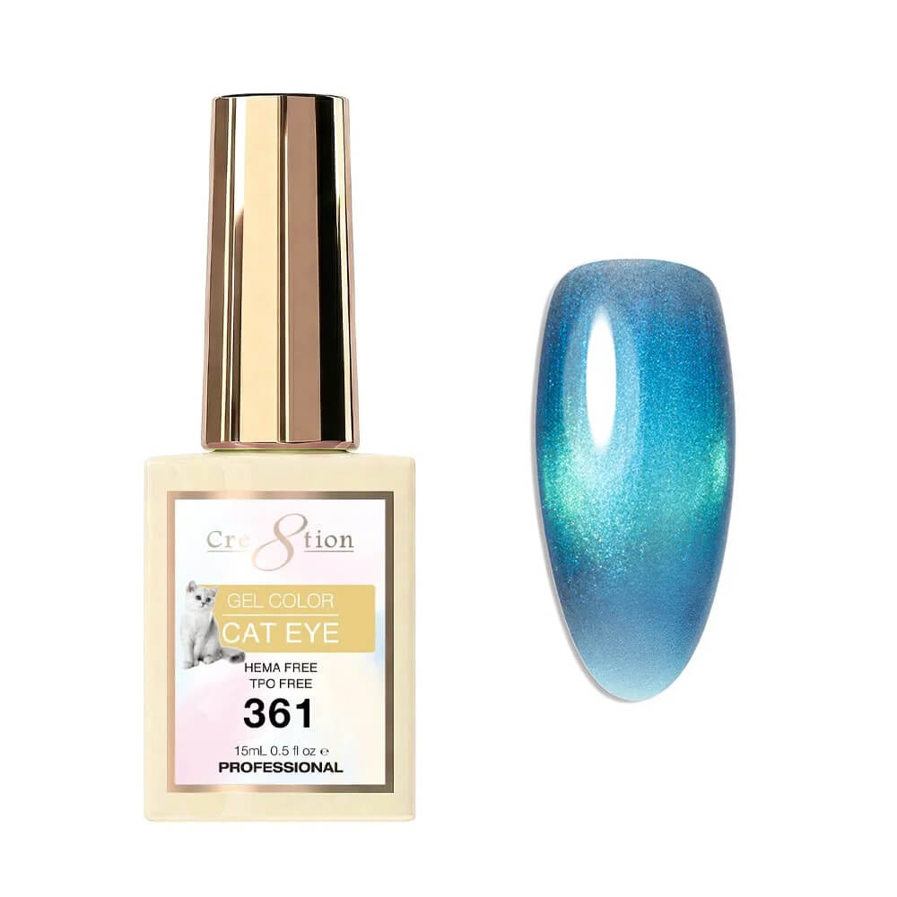 Cre8tion Soak Off  Gel Cat Eye 0.5 Oz #361