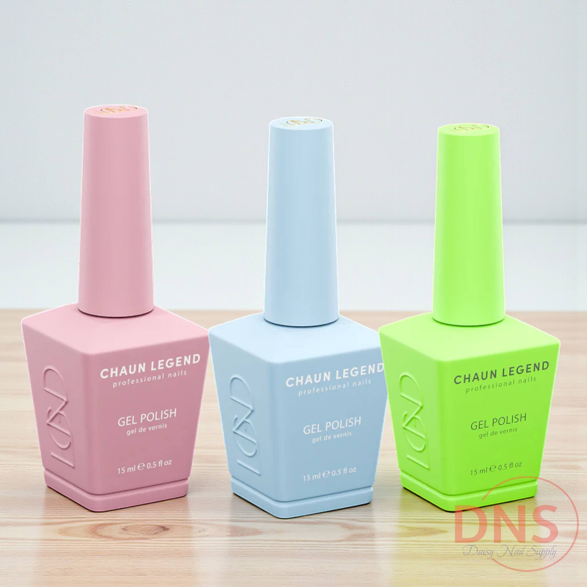 Chaun Legend Gel Polish LG 5036 + 5046 + 5056
